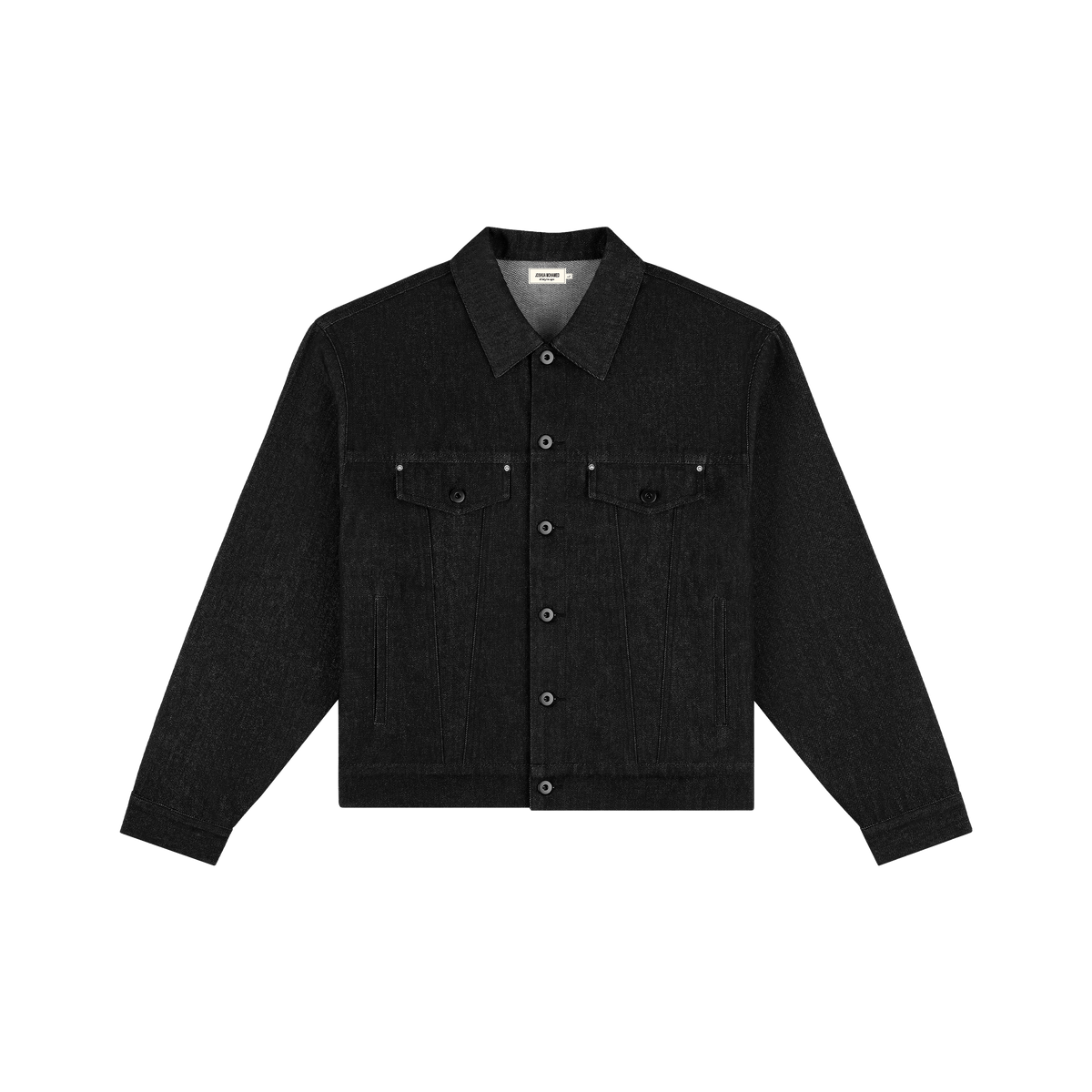 Black Raw Denim Jacket – JOSHUA MOHAMED