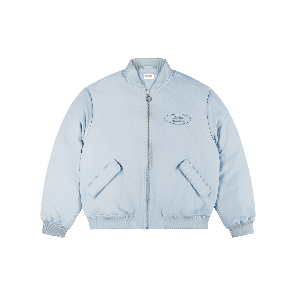 Powder Blue JM Bomber Jacket – JOSHUA MOHAMED