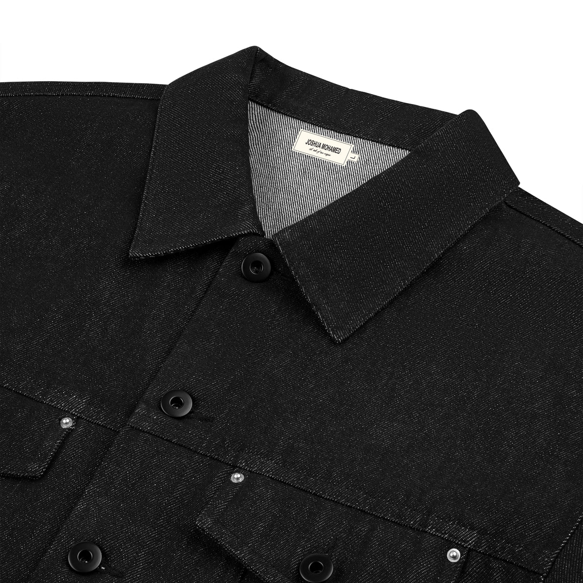 Black Raw Denim Jacket – JOSHUA MOHAMED