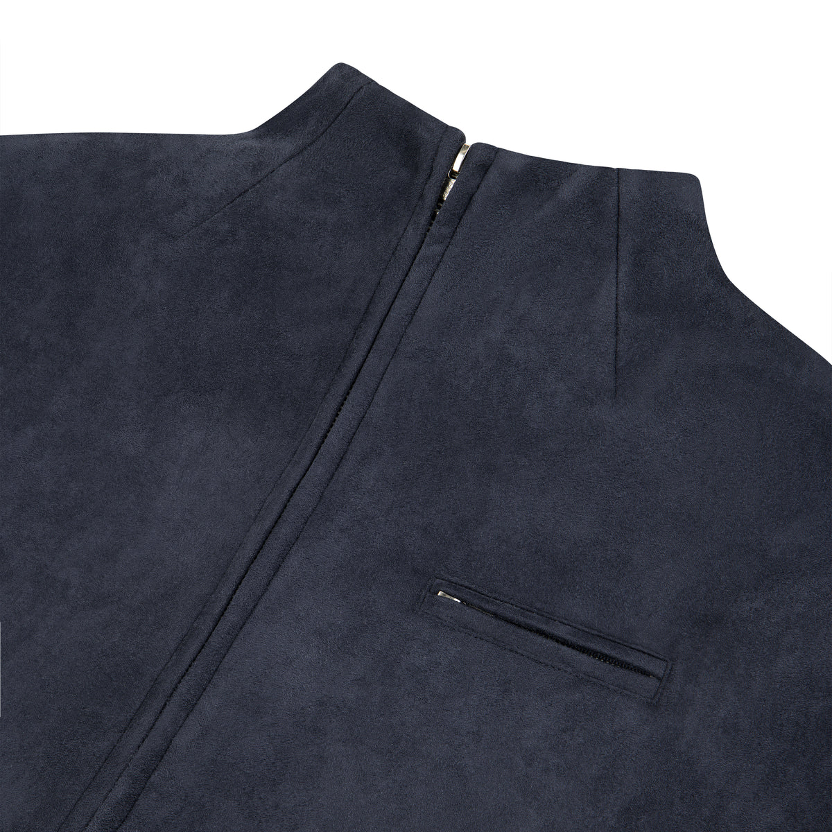 Navy Suede Jacket – JOSHUA MOHAMED