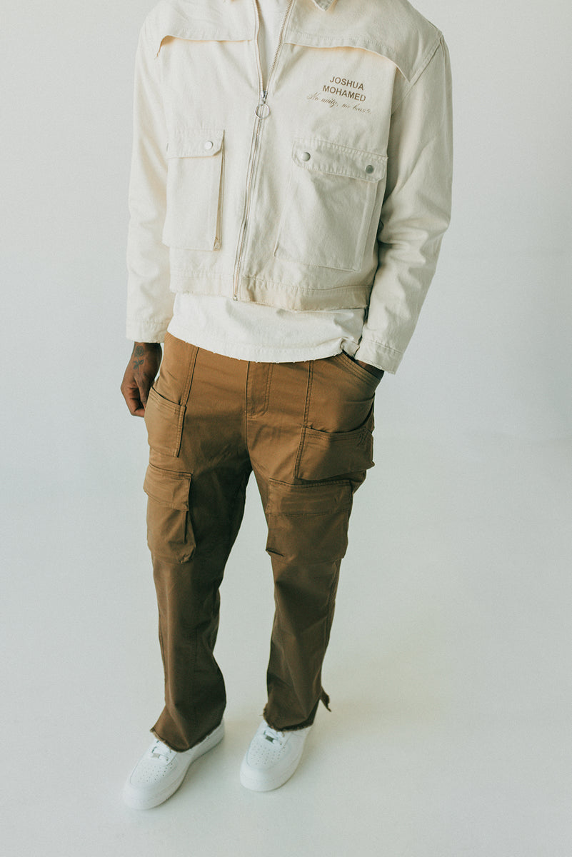 Brown Split Cargo Pants – JOSHUA MOHAMED