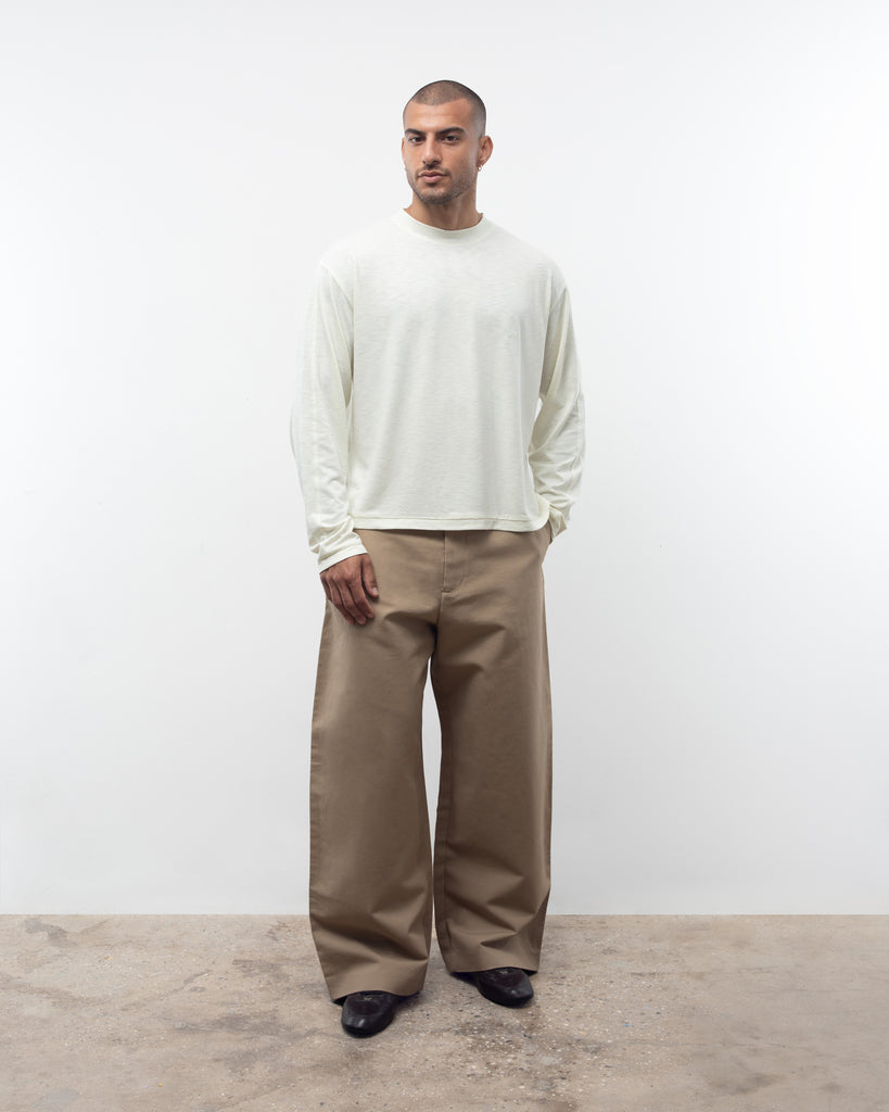 Ivory Lyocell Long Sleeve – JOSHUA MOHAMED