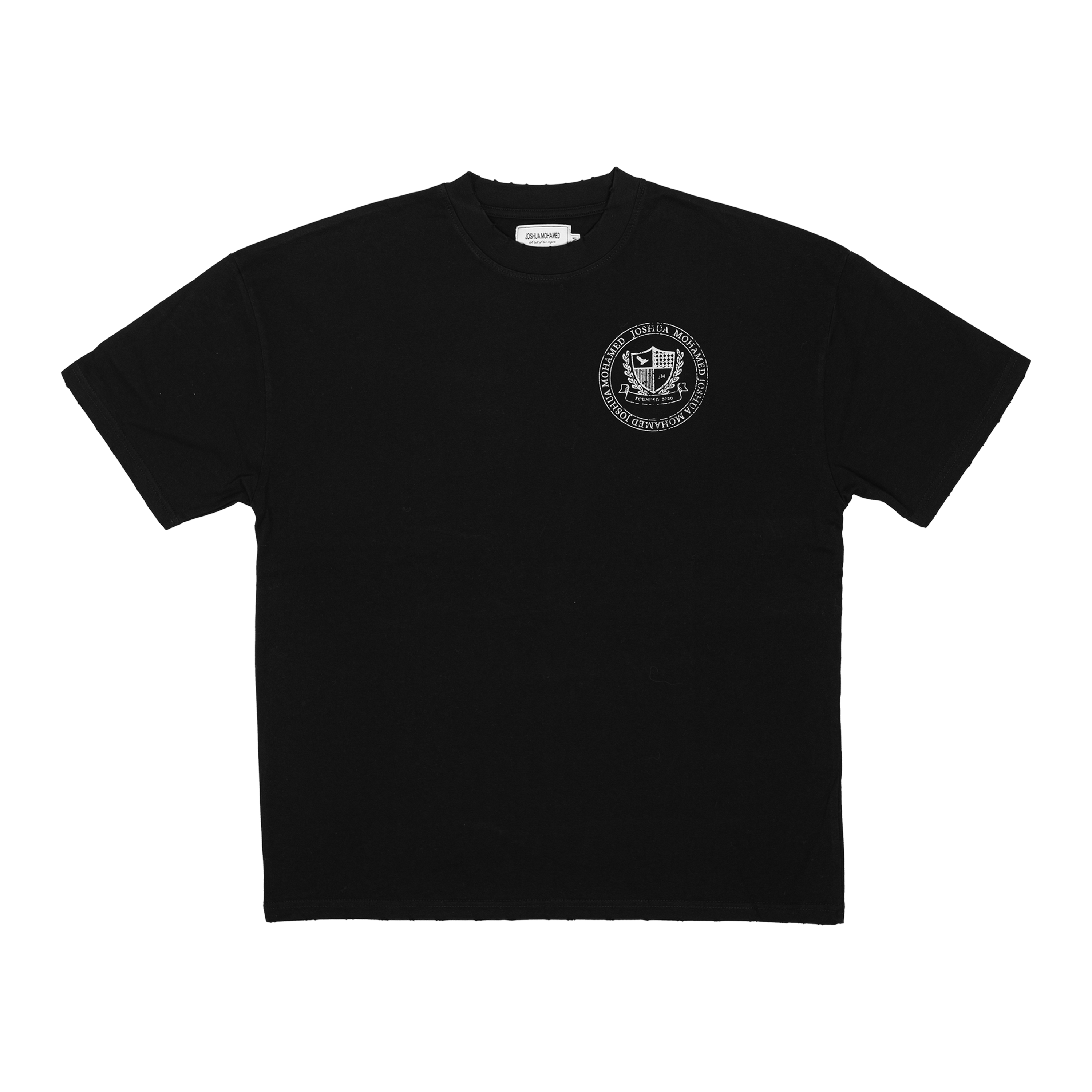 Crest Logo T-shirt in Black – JOSHUA MOHAMED