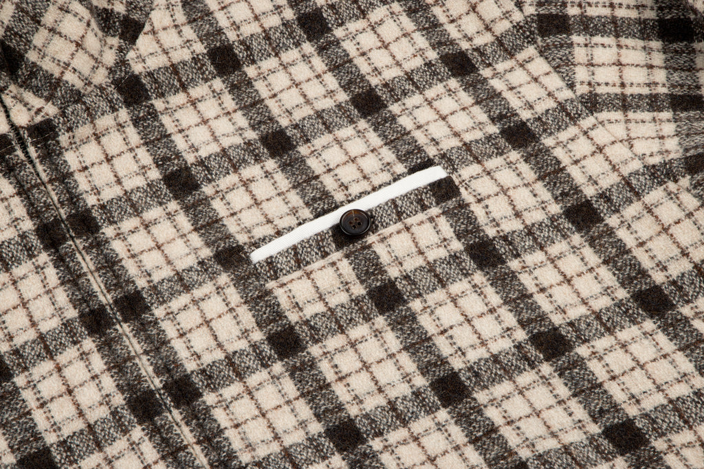 Checked Wool Jacket – JOSHUA MOHAMED
