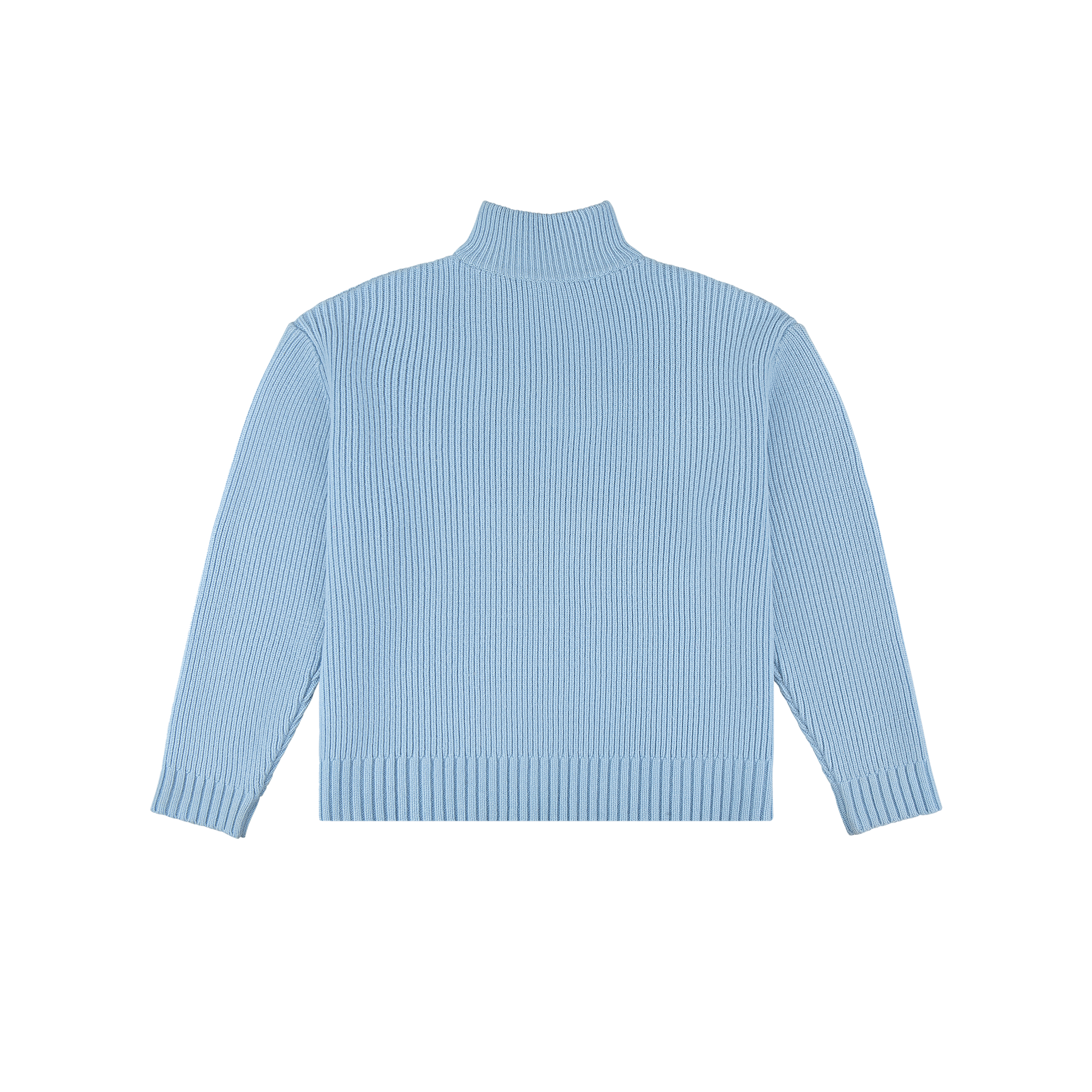 Blue Quarter Zip Sweater – JOSHUA MOHAMED