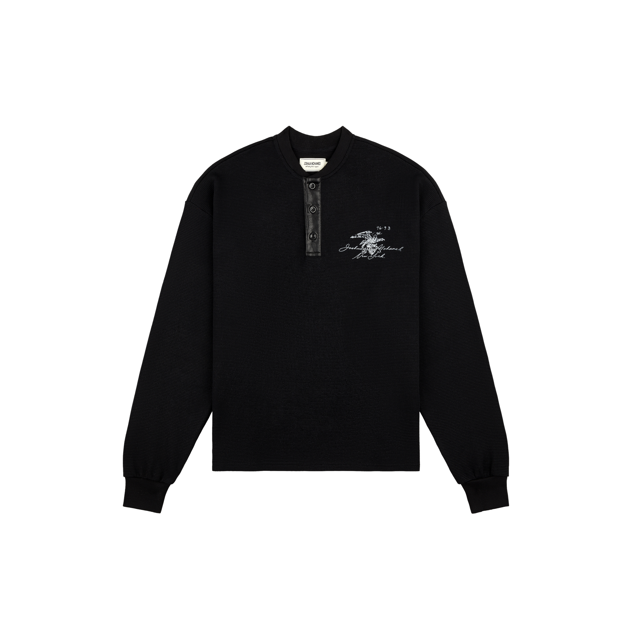 Waffle Henley Shirt – JOSHUA MOHAMED