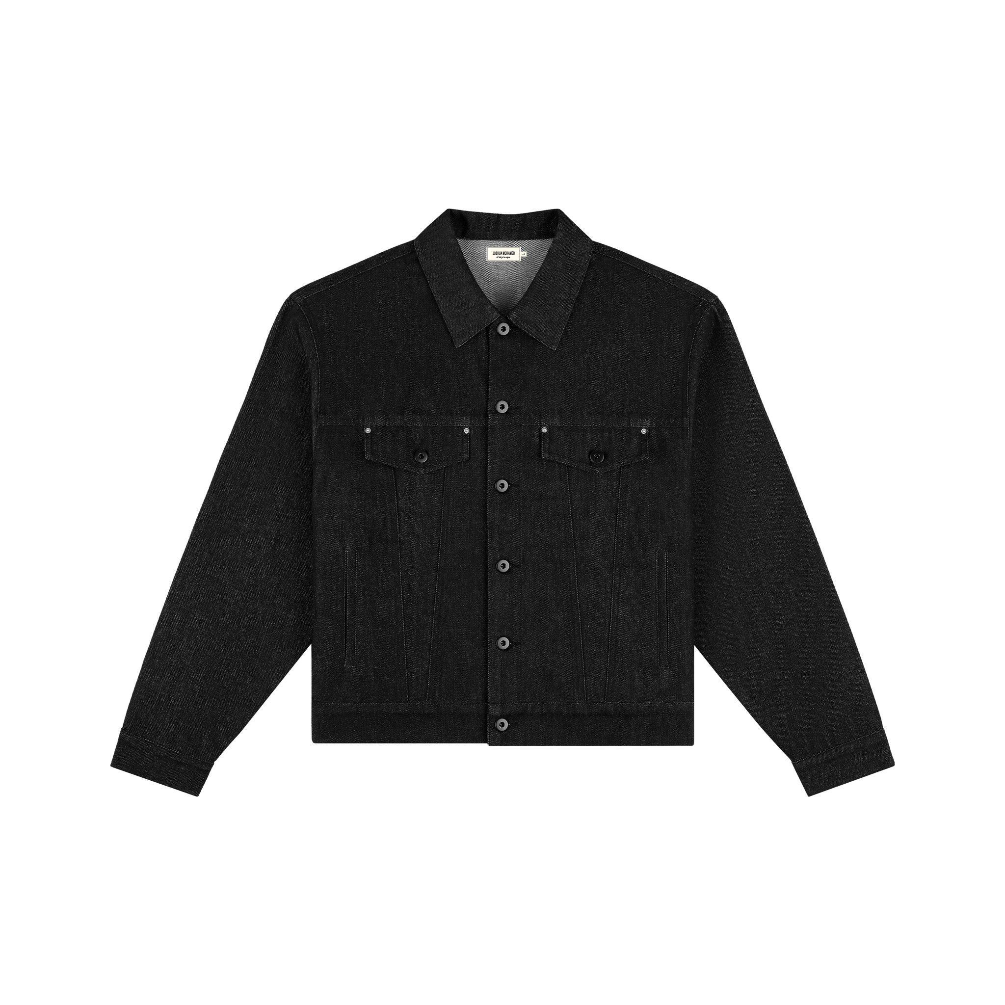 Black Raw Denim Jacket – JOSHUA MOHAMED