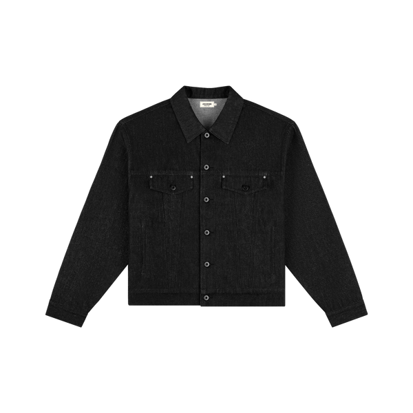 Black Raw Denim Jacket – JOSHUA MOHAMED