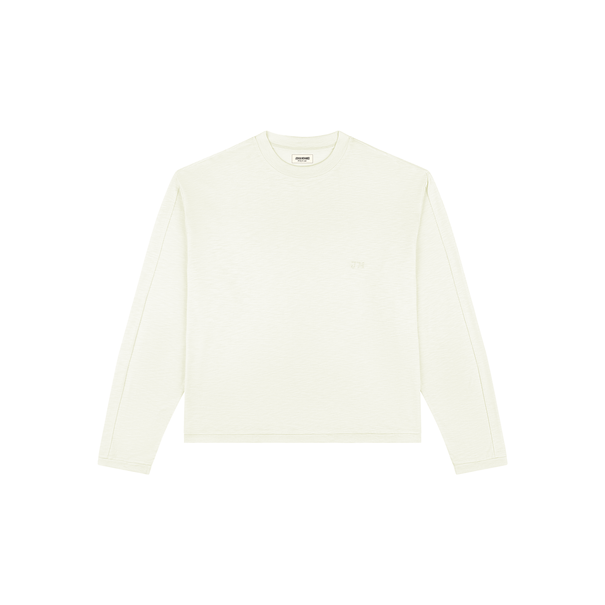【希少品】Jent Louis Rib Long Sleeve Tee ホワイト Ivory Lyocell Long Sleeve – JOSHUA MOHAMED