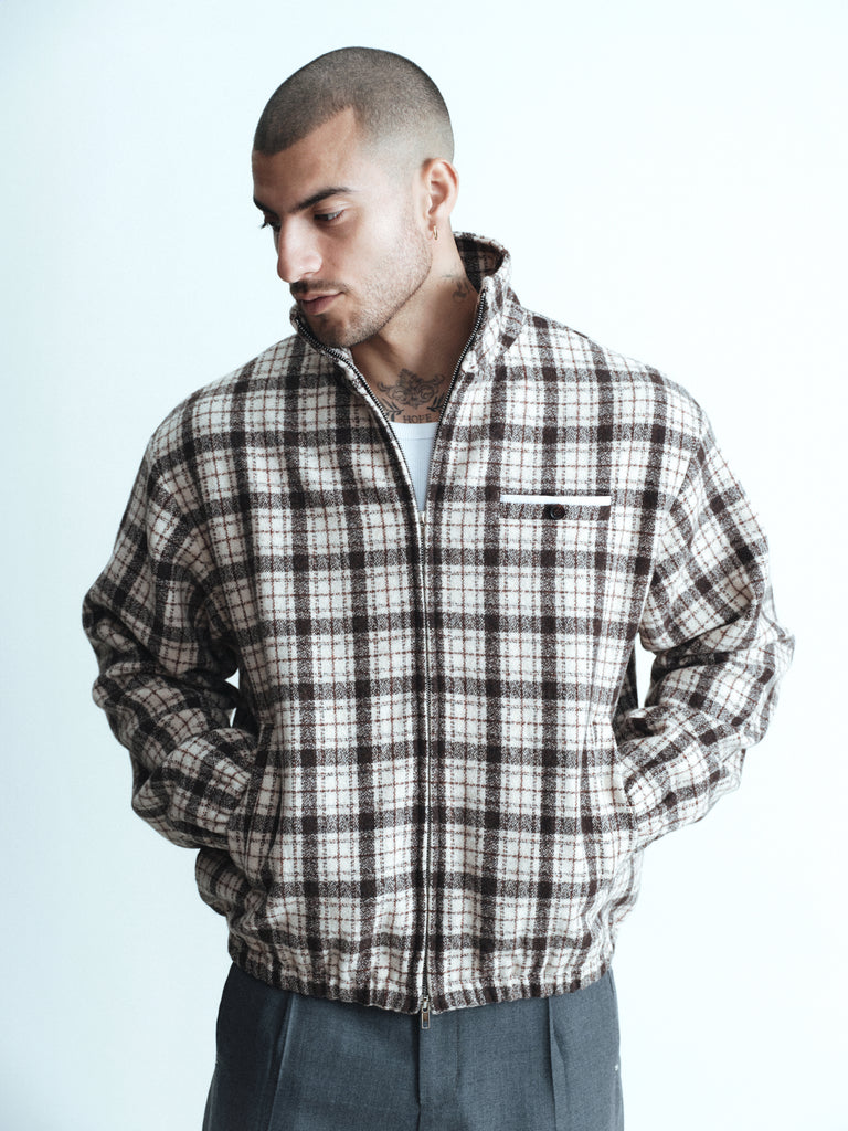 Checked Wool Jacket – JOSHUA MOHAMED