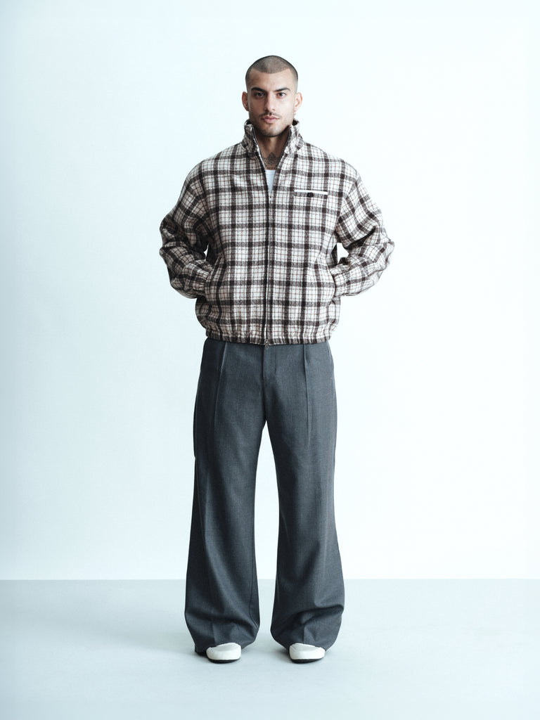Checked Wool Jacket – JOSHUA MOHAMED