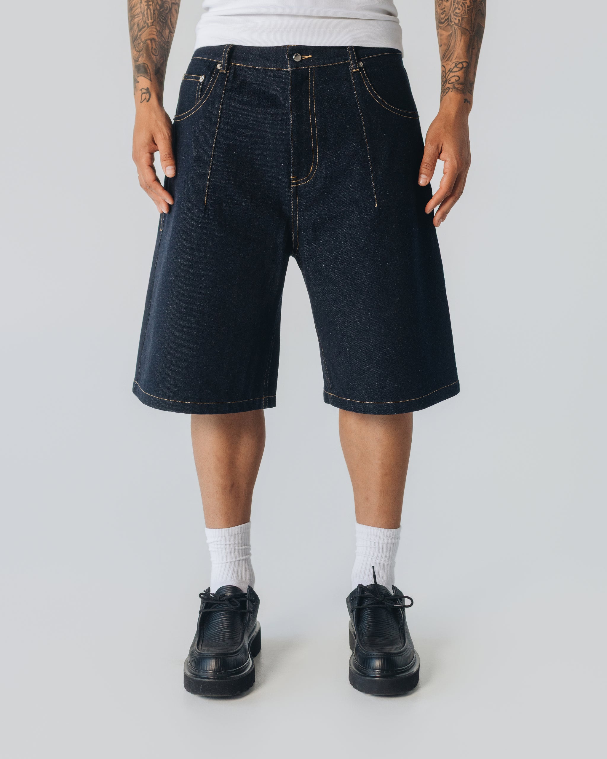 Indigo Denim Shorts – JOSHUA MOHAMED