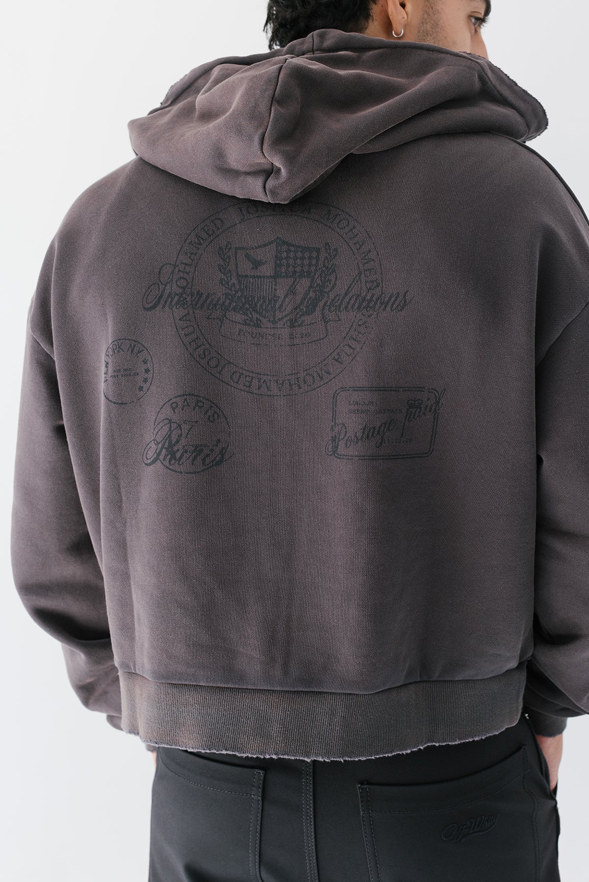 Charcoal Zip-up Hoodie – JOSHUA MOHAMED