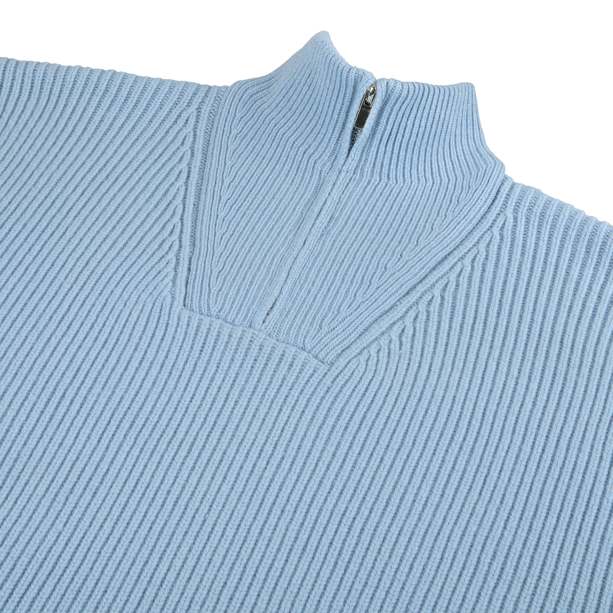 Blue Quarter Zip Sweater – JOSHUA MOHAMED